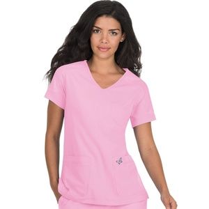 Koi Medical Uniform Scrub Top Pink Style 364 XS